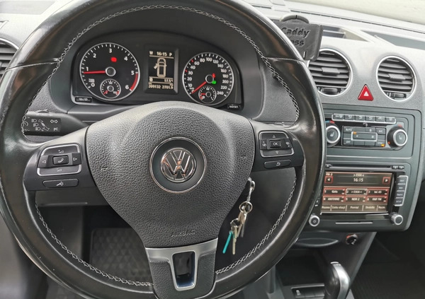 Volkswagen Caddy cena 59999 przebieg: 209000, rok produkcji 2014 z Leszno małe 191